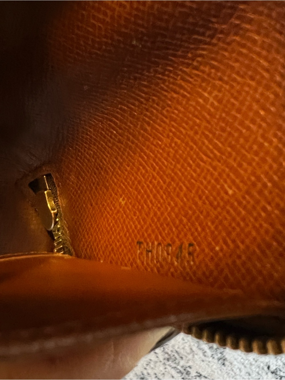 Louis Vuitton Monogram Canvas Zip Wallet in Brown and Gold - Picture 9 of 10